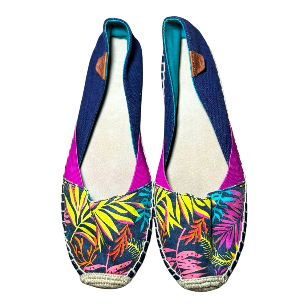 SPERRY Colorful Tropical Women's Espadrilles 9 NWOT